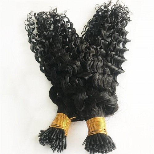 Human Hair I Tip Hair Extensions Deep Curly | Human Hair Wig | Lace Front